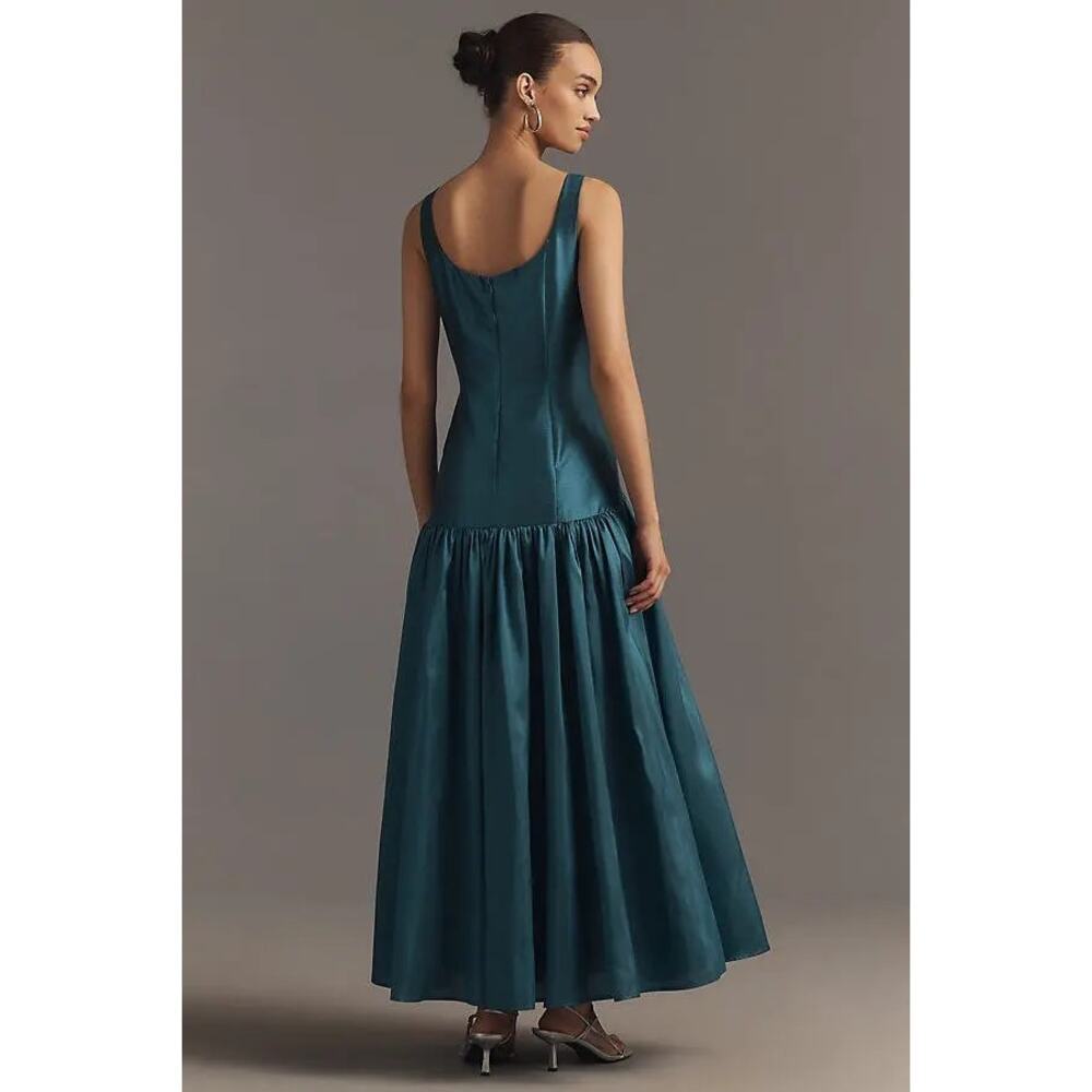 Hutch Women's Gabriella V-Neck Drop Waist Maxi Dress Sleeveless Size 8 NWOT - Picture 2 of 12